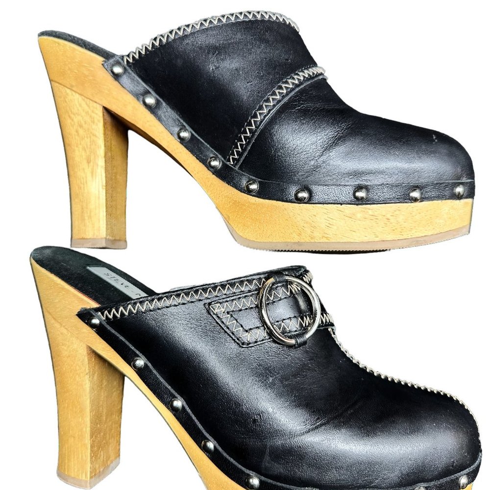Vintage Steve Madden Faris Heeled Clog (8B) - Picture 8 of 11